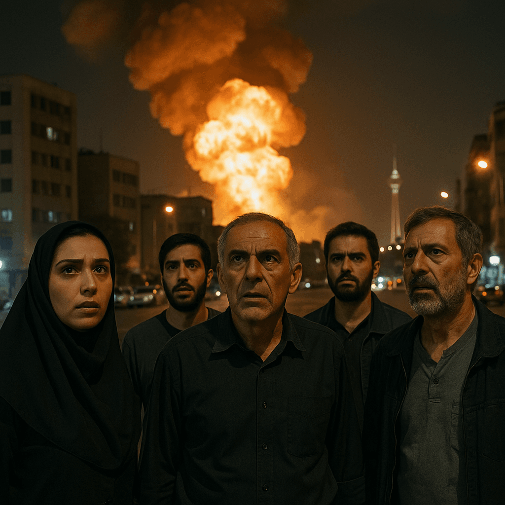 حمله ناگهانی آمریکا و اسرائیل، تهران و شهرهای دیگر در شوک