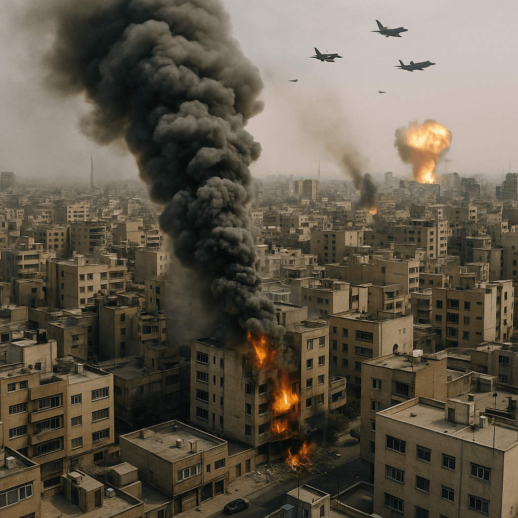 حمله مشترک آمریکا و اسرائیل به ایران