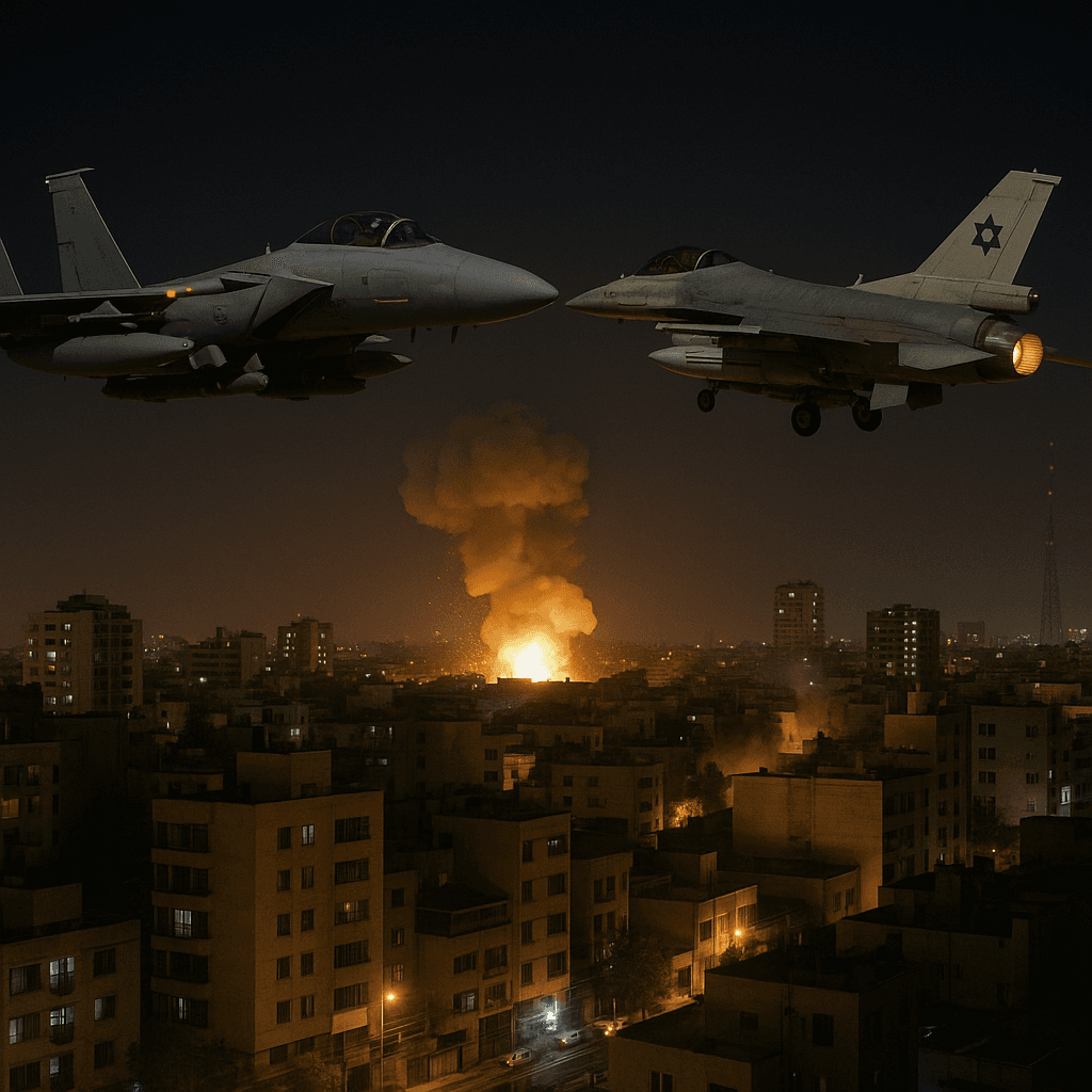 آغاز عملیات مشترک آمریکا و اسرائیل علیه تهدیدهای جمهوری اسلامی در ایران