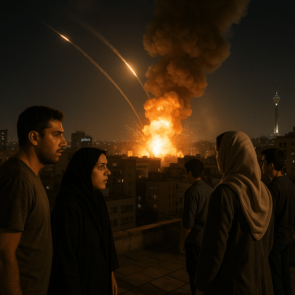 حمله موشکی به تهران و شهرهای مختلف ایران: تنش‌ها با ایالات متحده و اسرائیل شدت گرفته است