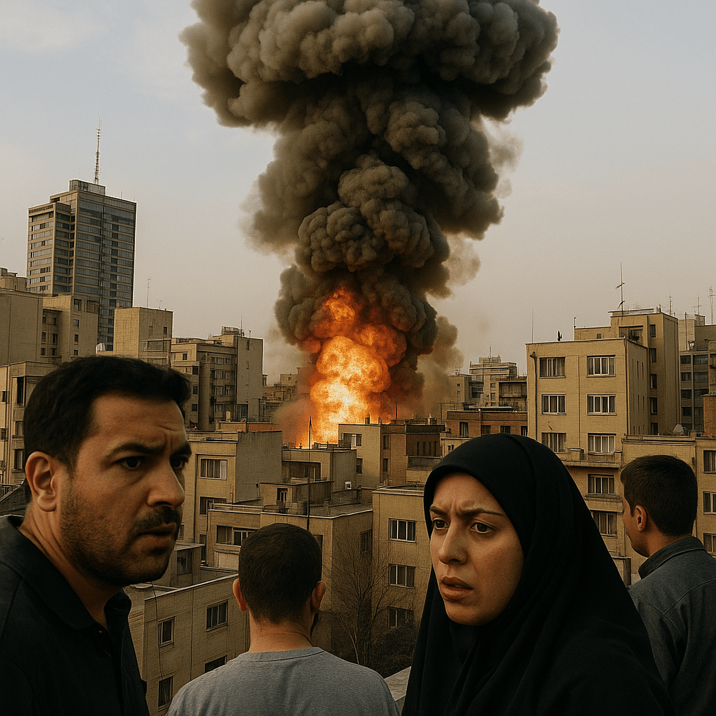 تأیید شنیده شدن صدای انفجار در تهران و چندین شهر دیگر ایران