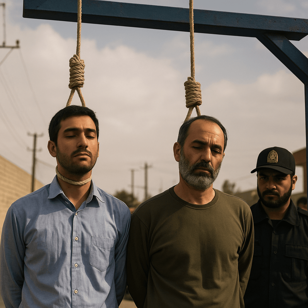 اجرای اعدام دو عضو مجاهدین خلق به اتهام جاسوسی